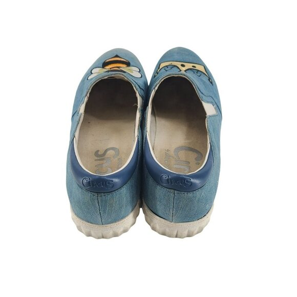 Sam Edelman Circus Canvas Sneaker Loafers Blue Size 9 - Picture 4 of 9